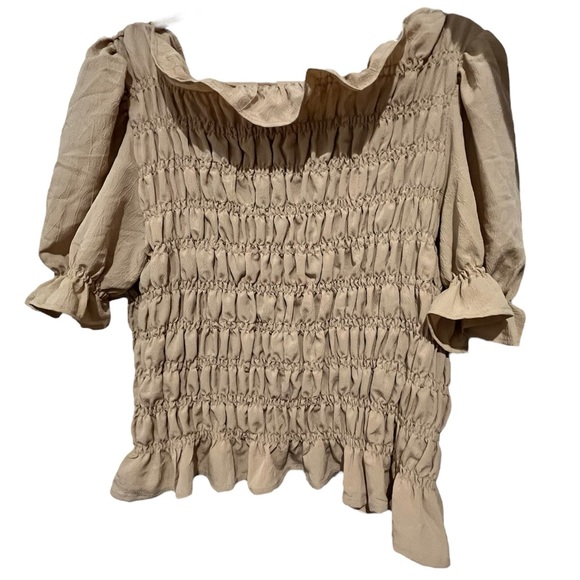 H&M Elegant Scrunch Top - XL - Picture 1 of 2